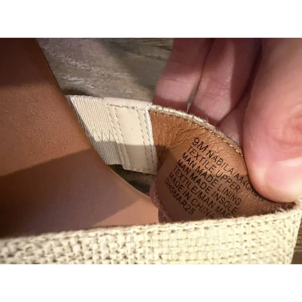 Andre Assous Women's Galia Sandal Natural Women's Sz 9 NEW - Picture 4 of 14